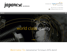 Tablet Screenshot of japanesescrews.com